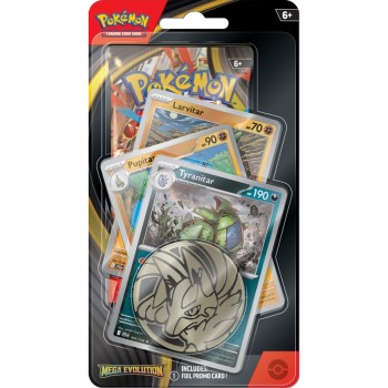 Pokémon Mega Evolution: Premium Checklane Blister kortų papildymas (Tyranitar) (anglų k.)